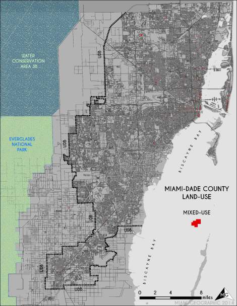 'Mixed' Land-Use in Miami-Dade. Source: Matthew Toro. 2014.