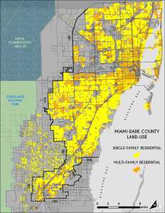 Residential Land-Use in Miami-Dade. Source: Matthew Toro. 2014.