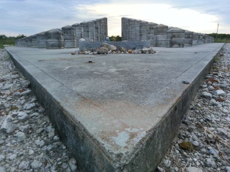 Miami Geo Quiz #15: Columns of Remembrance -- Photo A. Source: Matthew Toro. September 25, 2014.