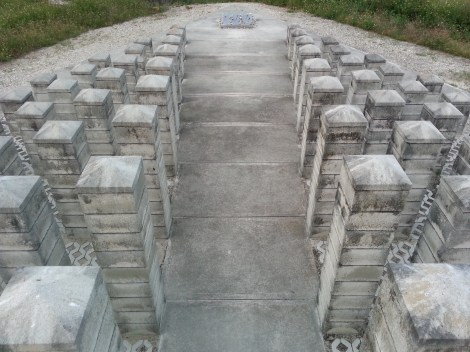 Miami Geo Quiz #15: Columns of Remembrance -- Photo B. Source: Matthew Toro. September 25, 2014.
