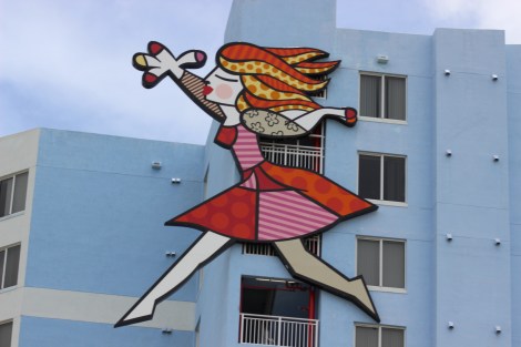 Miami Geo Quiz #20: Britto on the Building. Source: Matthew Toro. July 4, 2014.
