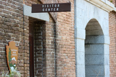 The visitor center at Dry Tortugas National Park. Photo Source: Matthew Toro. August 4, 2015.