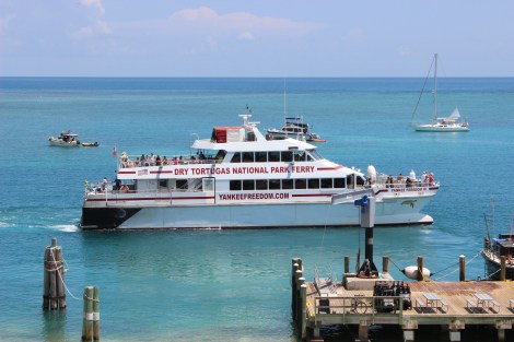 Dry Tortugas National Park is accessible by ferry and seaplane only. Photo Source: Matthew Toro. August 4, 2015.
